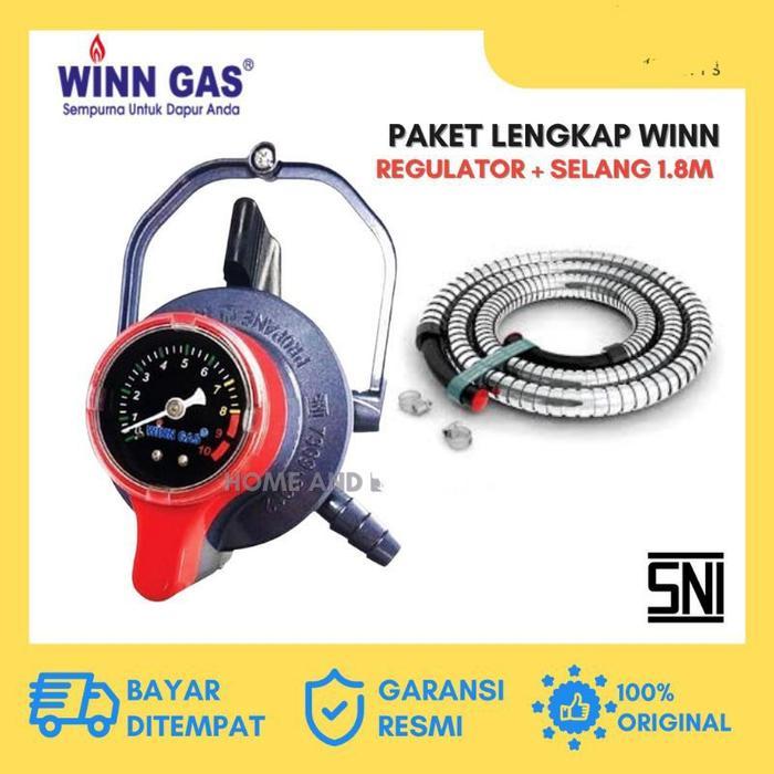 Winn Gas , Win Gas Selang , Regulator , Paket PSFR W 900 Meter