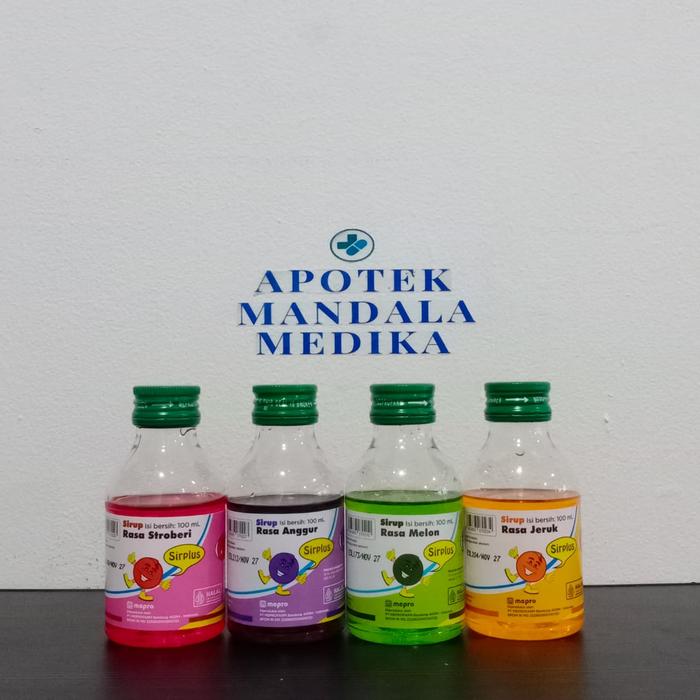 SIRPLUS Sirup Pemanis Berbagai Rasa 100ml