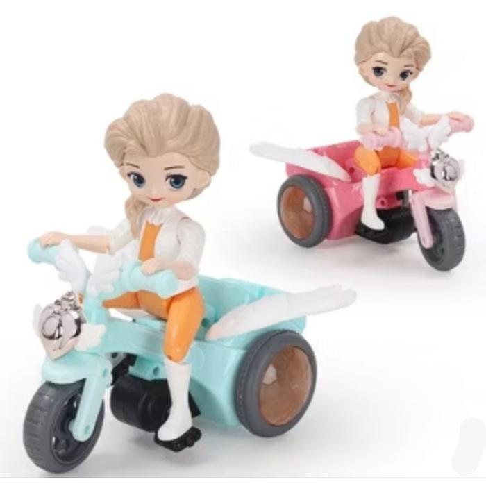 Princess Frozen Sepeda Dancing Mainan Perempuan / Bicycle Girl Frozen