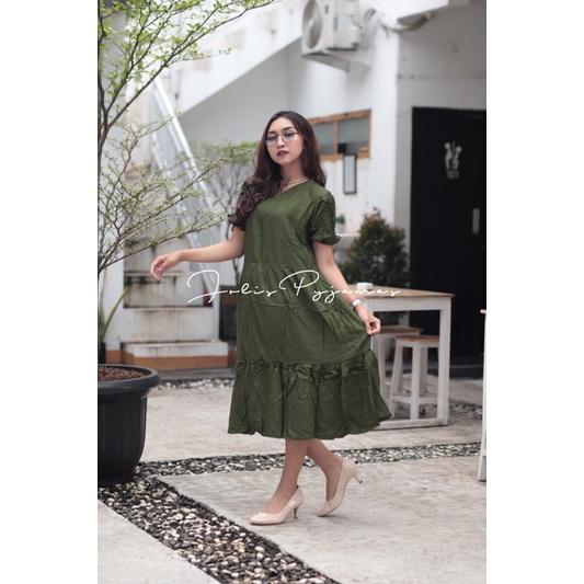 JOLIS - TIE DYE DAILY SET DRESS RUFFLE CARDIGAN PIYAMA BAJU WANITA KEKINIAN OUTFIT PANTAI PAJAMAS KE