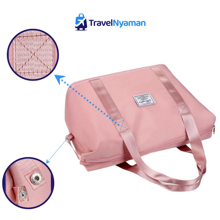 TRAVELNYAMAN Tas Travel Waterproof Jumbo | Tas Pesawat | Tas Kabin | Tas Mudik