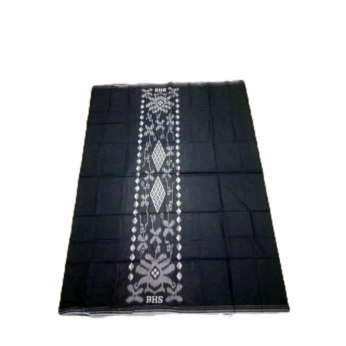 Sarung BHS cosmo copper hitam polos afkir ukuran