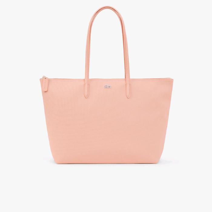 Lacoste Women's Large L.12.12 Concept Tote/Tote Bag Wanita - Pink