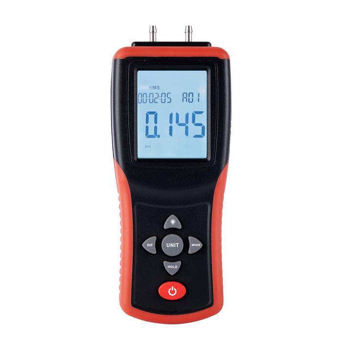 Digital Manometer 2.4 inch LCD High Precision Dual-port Manometer