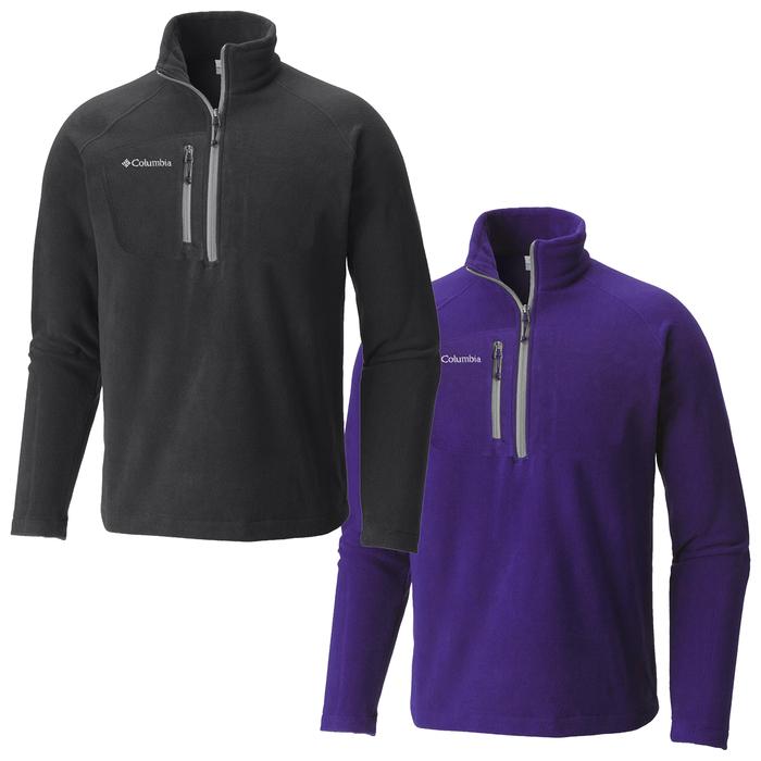 Men Fleece Half Zip Jacket Bigsize Original - Jaket Pria Jumbo Size CLM0168
