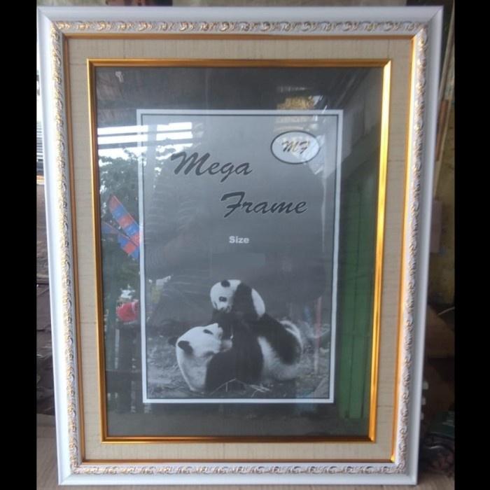 TERLARIS Bingkai Foto 40X60 Linen # 16R+ 16R plus S16R 16RS include packing bubble frame photo studi