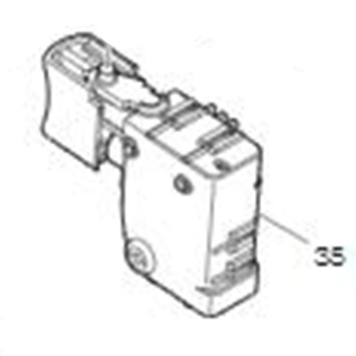 MAKITA 650613-3 Switch For TD0101