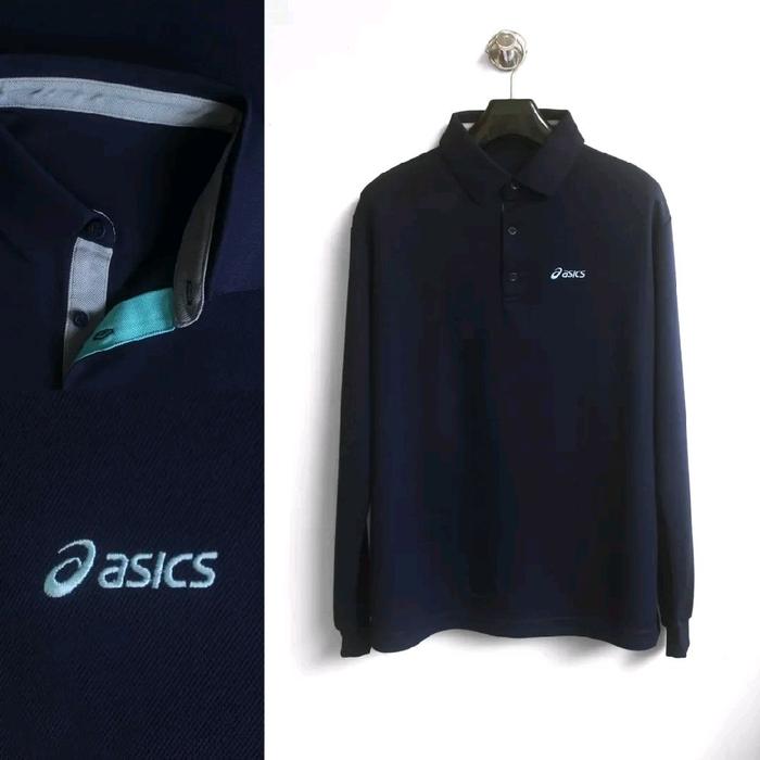 ACICS Sport Polo Shirt Long Shirt - Navy