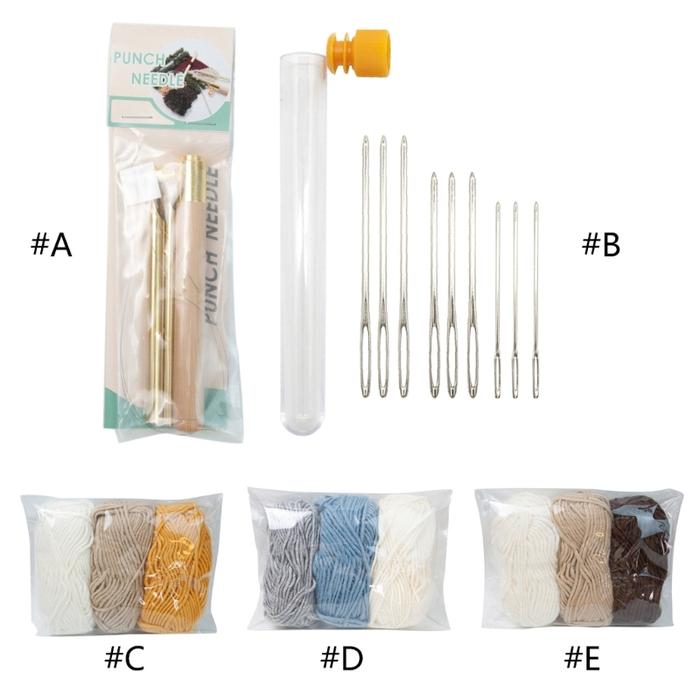 Punch Needle,  Embroidery Pen Punch Needle Set Large Punch Needle for