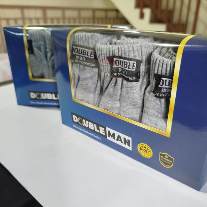 CELANA DOUBLE MAN PRIA/COWOK (3PCS)-SEMPAK PRIA MURAH