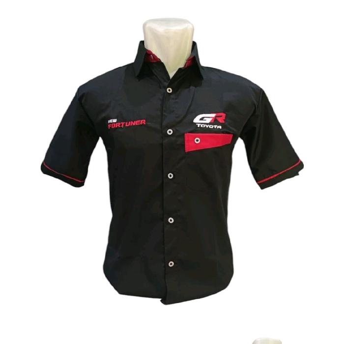 KEMEJA TOYOTA FORTUNER GR Baju Bordir