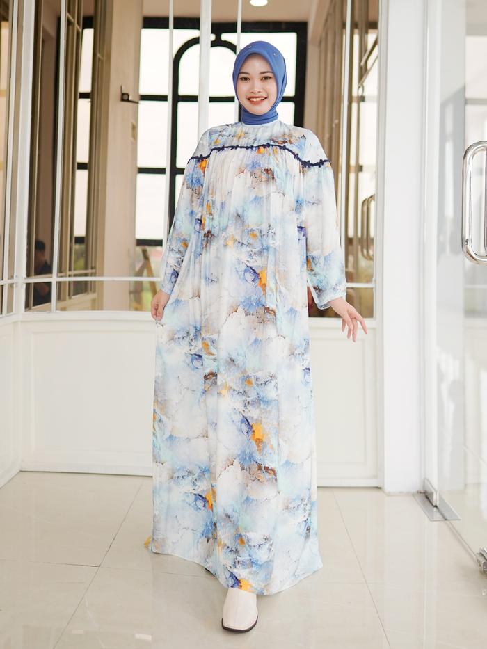 Dress Gamis Special Mami Luna " G.484 JELITA 4 " Spesial Bazar Halal