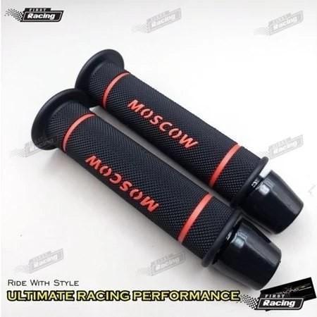 Handgrip PREMIUM MOSCOW Plus Jalu PCX Crome Universal Bisa Kesemua Motor