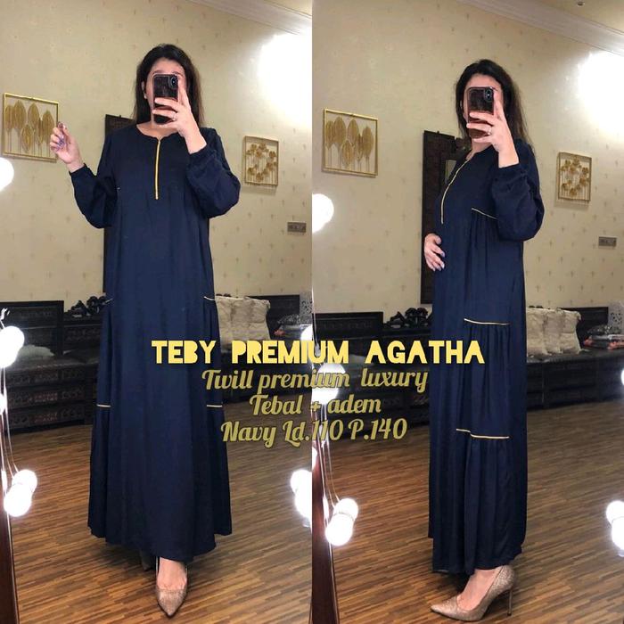 Teby Premium Agatha Bahan Rayon Twill Busui