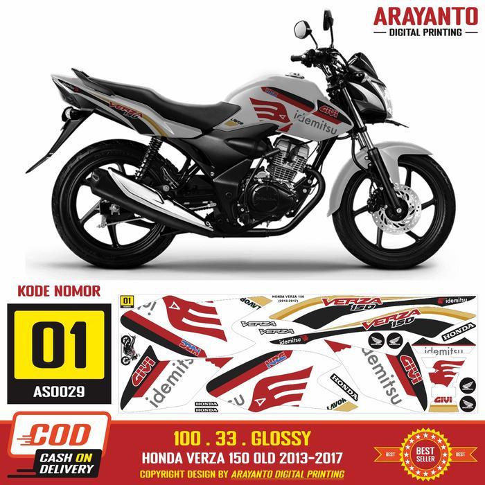 Stiker Striping Honda Verza 150 Old 2013-2017 Variasi Decal AS0029