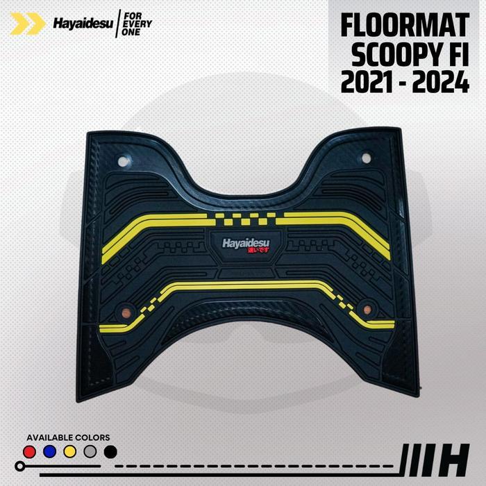 Honda Scoopy FI 2021 - 2024 Floor Mat Karpet Motor-HAYAIDESU