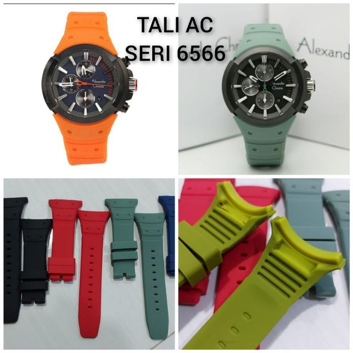 Tali Jam Tangan Karet Buat Ac Seri 6566 Terbaru