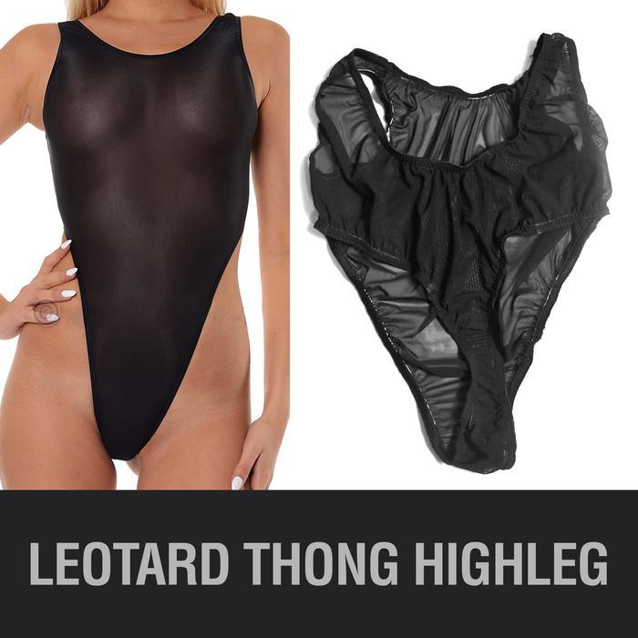 SALE Leotard Thong Swimsuit Transparan Lingerie