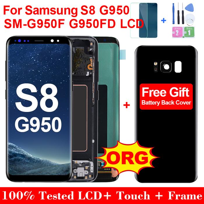 5.8"Original LCD Samsung Galaxy S8 Screen For Samsung S8 G950 G950F