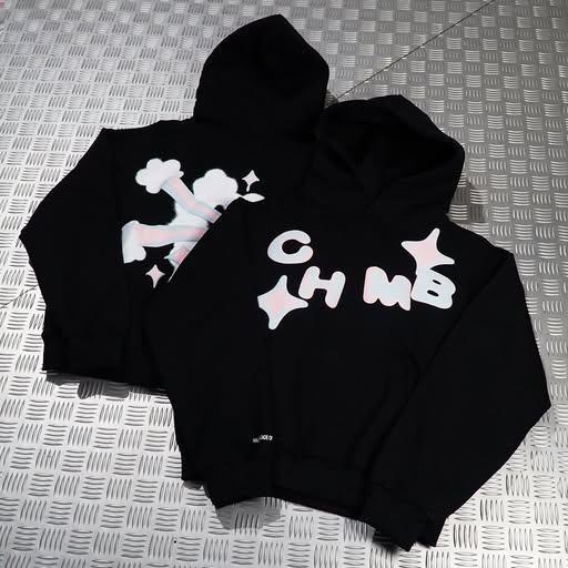Chambredelavain Boxy Hoodie - Hoodie Shooting Love, Knitwear Fadestate & Melted, Hoodie Spike Pixel 
