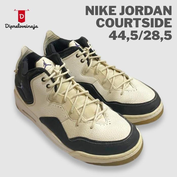 NIKE JORDAN COURTSIDE SIZE 45,5 INSOLE 28,5 PRELOVED/SECOND/BEKAS