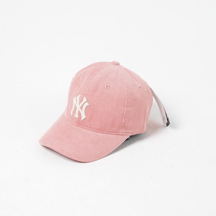 Topi MLB NY WHITE PINK SUEDE CAP 100% ORIGINAL - OS ADJUST