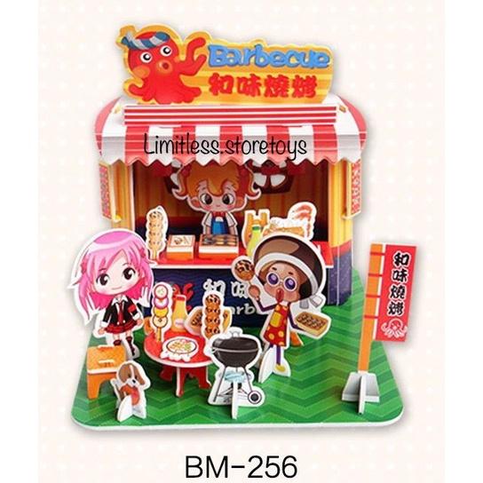 PUZZLE DIY 3D FOAM mainan edukasi anak / Paper Foam BM 3D