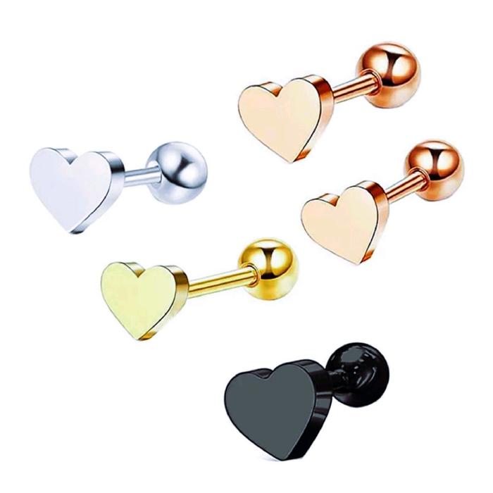 ANTING BARBEL LOVE TITANIUM / BARBEL TELINGA TITANIUM / ANTING TELINGA TITANIUM / BARBEL LOVE