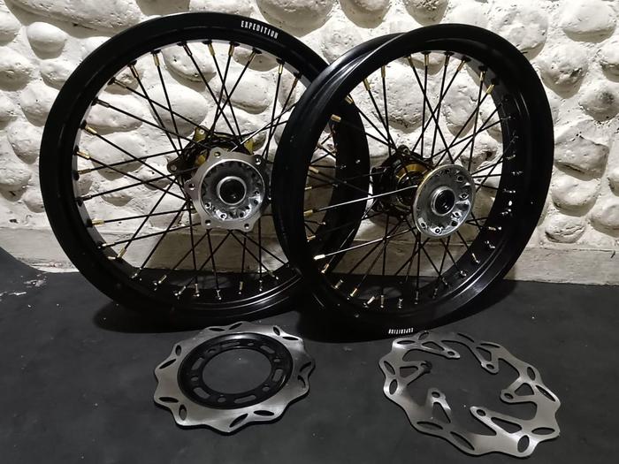 wheelset supermoto klx230 velgset klx230 supermoto