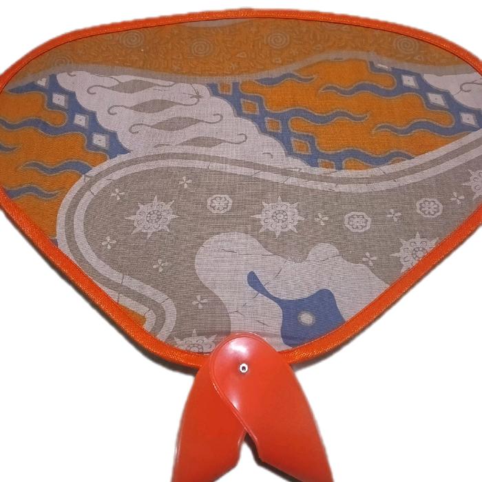 souvernir kipas lipat batik manual, kipas lipat tangan Hadiah
