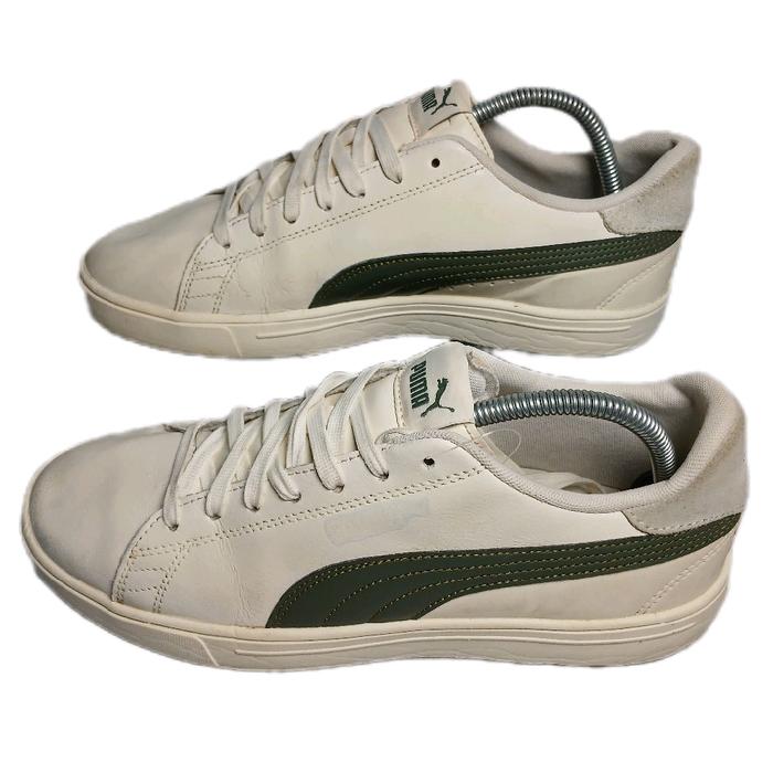 Sepatu Sneakers Kasual Puma Serve Pro Lite White Size : 42