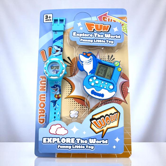 Jam Tangan Anak Bonus Gamebot  Mini Karakter Jam Gamebot