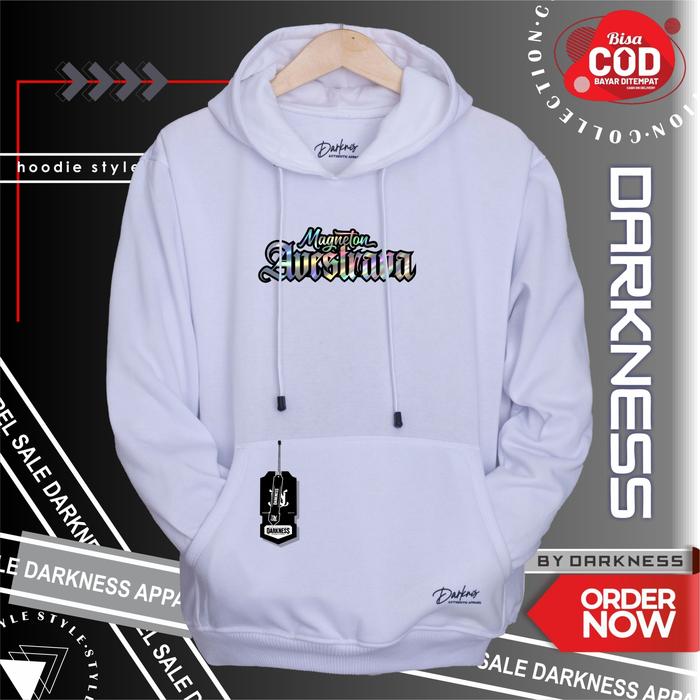 Sweater Hoodie Pria Distro Lokal Brand Unisex Cewek Cowok Keren Bahan Tebal Switer Darkness Sunmori 