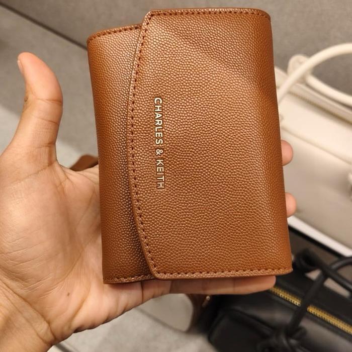 C*K Dompet Wanita Uang Lipat - Garansi Refund Jika Palsu/KW - Termasuk Box/Plastik dan Paperbag - Pe