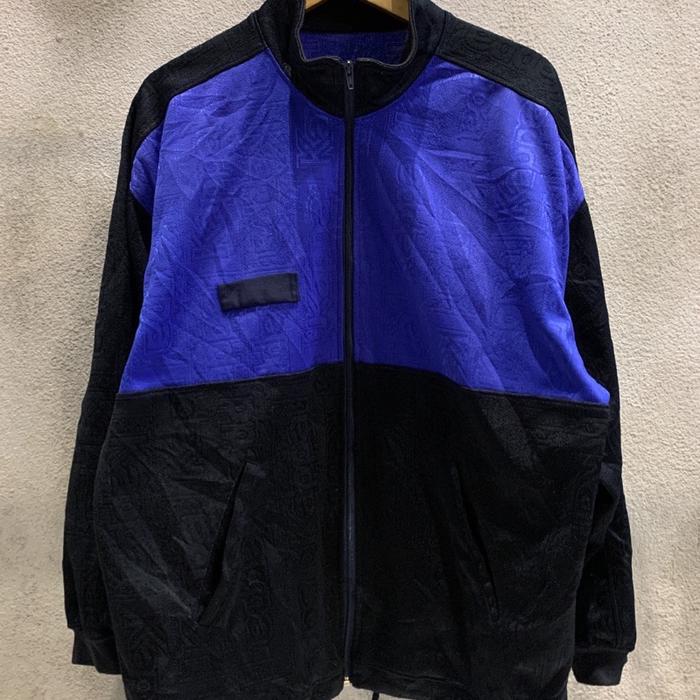 Jaket Tracktop Vintage Kappa Two Tone Full Logo Print