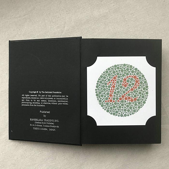 Ishihara Test Buku Tes Buta Warna Isihara 38 Plates Asli Japan