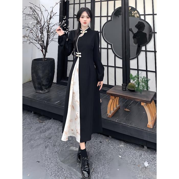NEW DRESS GAMIS HIJAB FRIENDLY DRESS CHEONGSAM DRESS ELEGANT CASUAL DRESS DRESS BATIK MEWAH CHEONGS