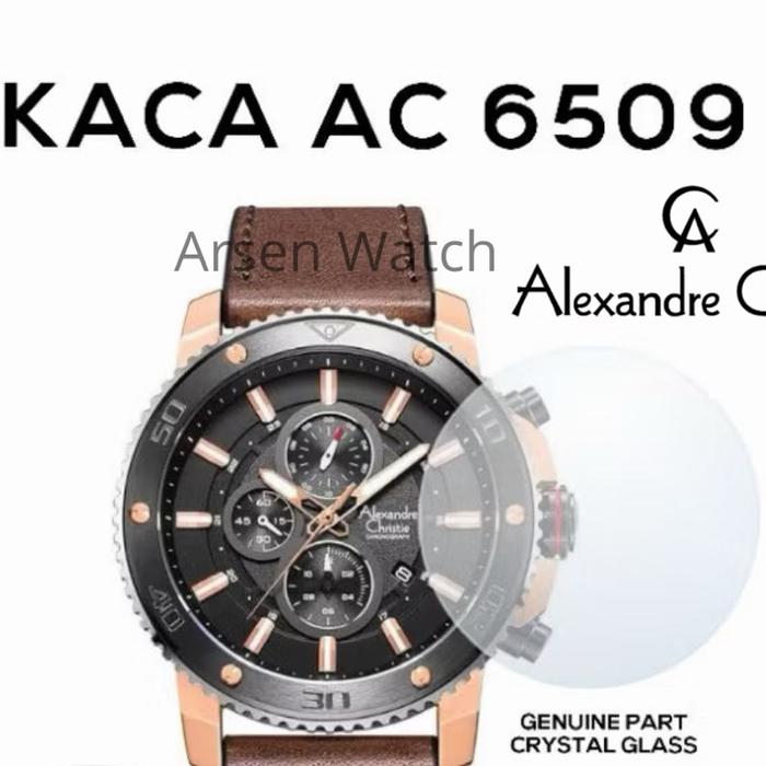 KACA JAM TANGAN ALEXANDRE CHRISTIE 6509 MC PRIA / KACA AC 6509 MC