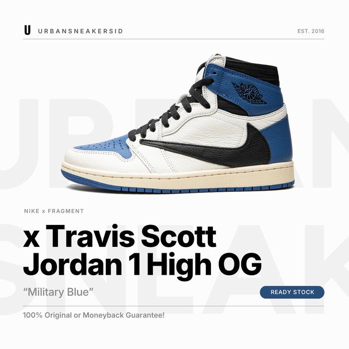 Nike Travis Scott Fragment Design Jordan 1 High | DH3227 105