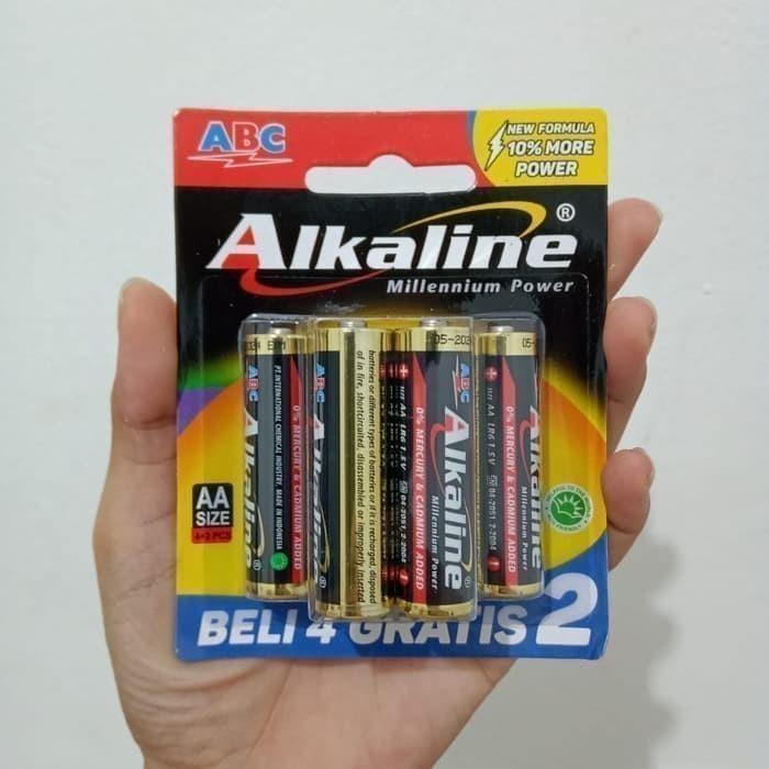Baterai/Batre/Battery/Batre Alkaline AA isi 6 Pcs Promoo