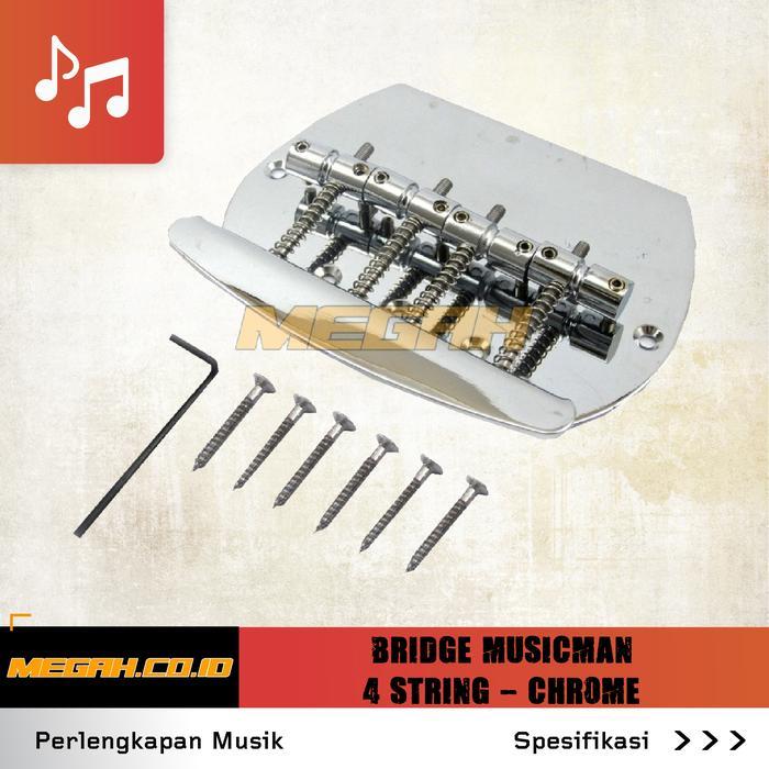 BRIDGE MUSICMAN 4 STRING - CHROME