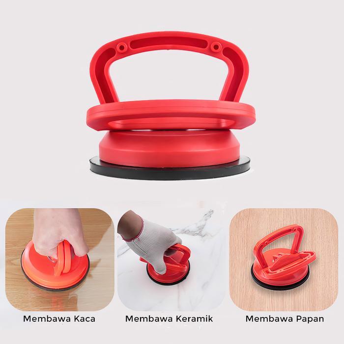 Alat Angkat Kaca Keramik Granit Glass Suction Cup Sucker Plate Multifungsi - 6520
