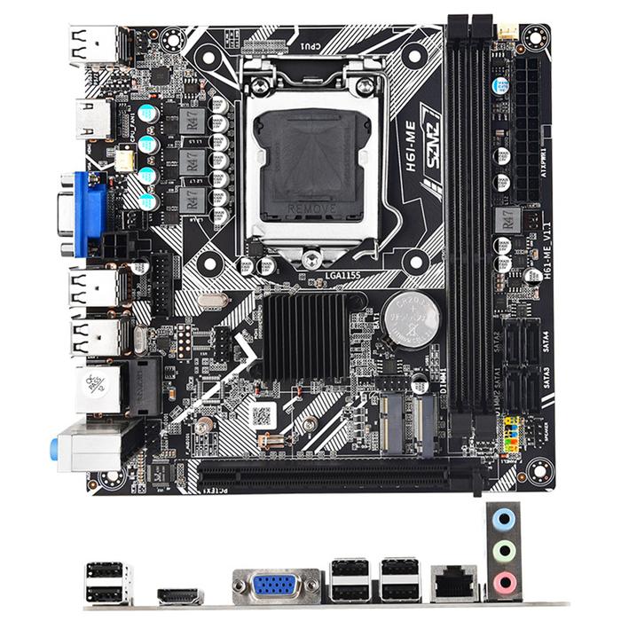 H61-ME Computer MainBoard DDR3 Memory 16GB PC Main Board with 100