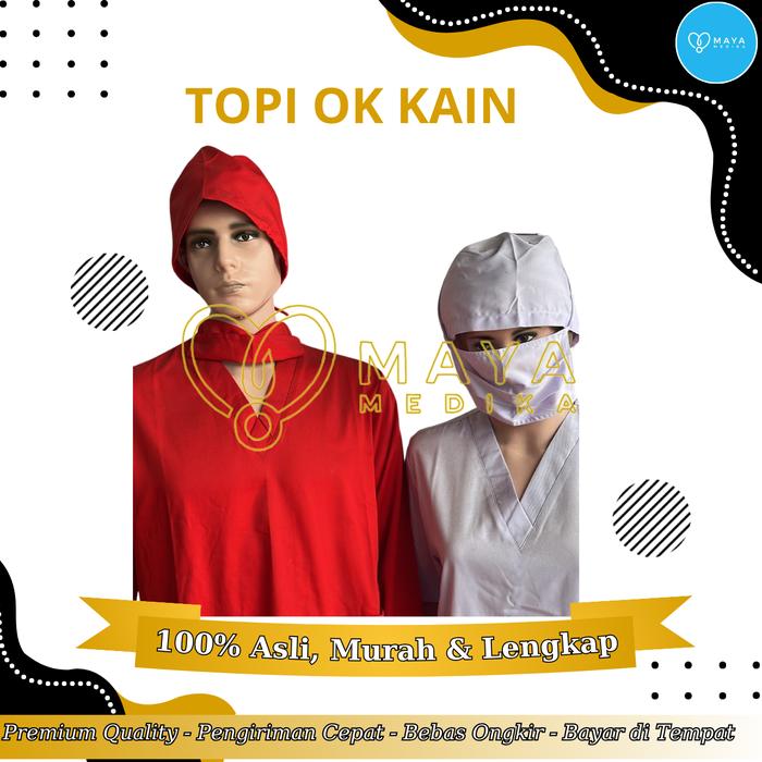 Topi Medis /Topi OK/ Nurse cap Kain