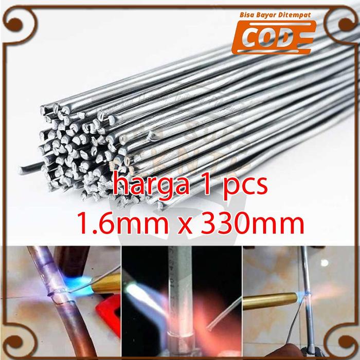 Kawat Las Kusen Almunium Aluminium baja ringan hollow ecer satuan 1pcs Suhu Rendah