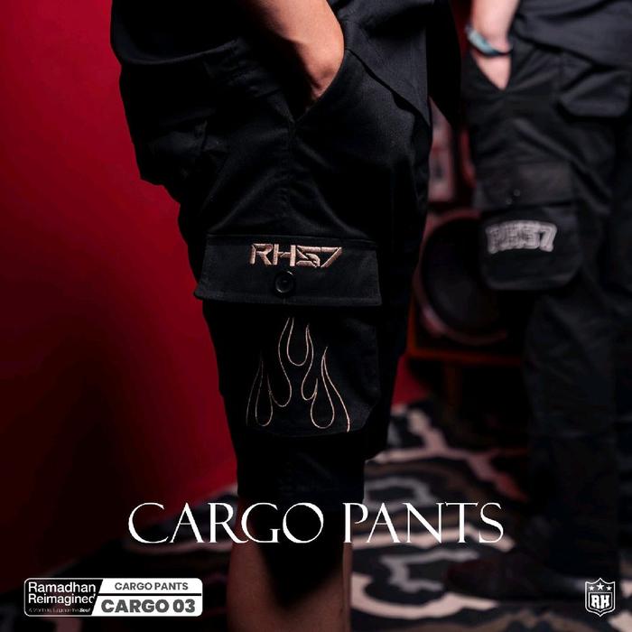 RH57 CARGO PANTS CELANA PENDEK PRIA | CARGO PANTS 03