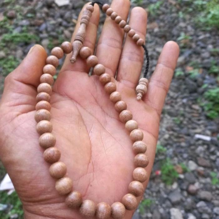 Tasbih bidara 33 butir 8mm 10mm tasbih kayu bidara ruqyah