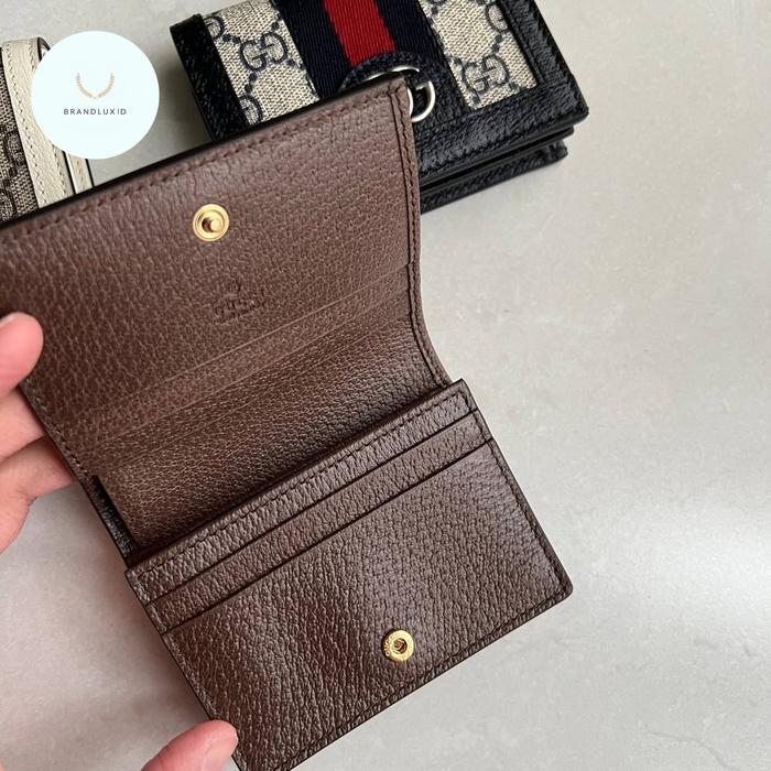 GUCCI GG OPHIDIA COMPACT WALLET