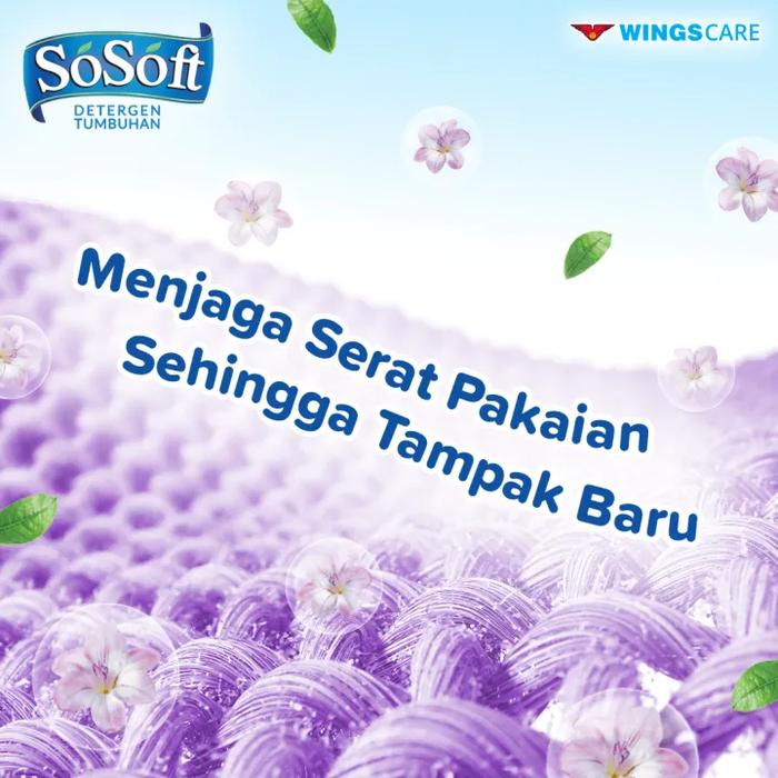 [Paket isi 6] SoSoft Deterjen Cair Freesia & Pear tol 700ml