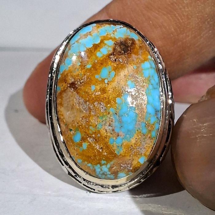 PIRUS PERSIA BIRU LAUT GRADASI EST DIM 23x15x7 RING 9